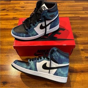 Nike tie dye Jordan 1s